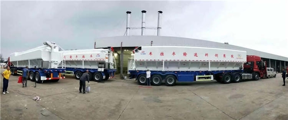 泉州市13米半掛散裝飼料車價(jià)格行情及銷售解析